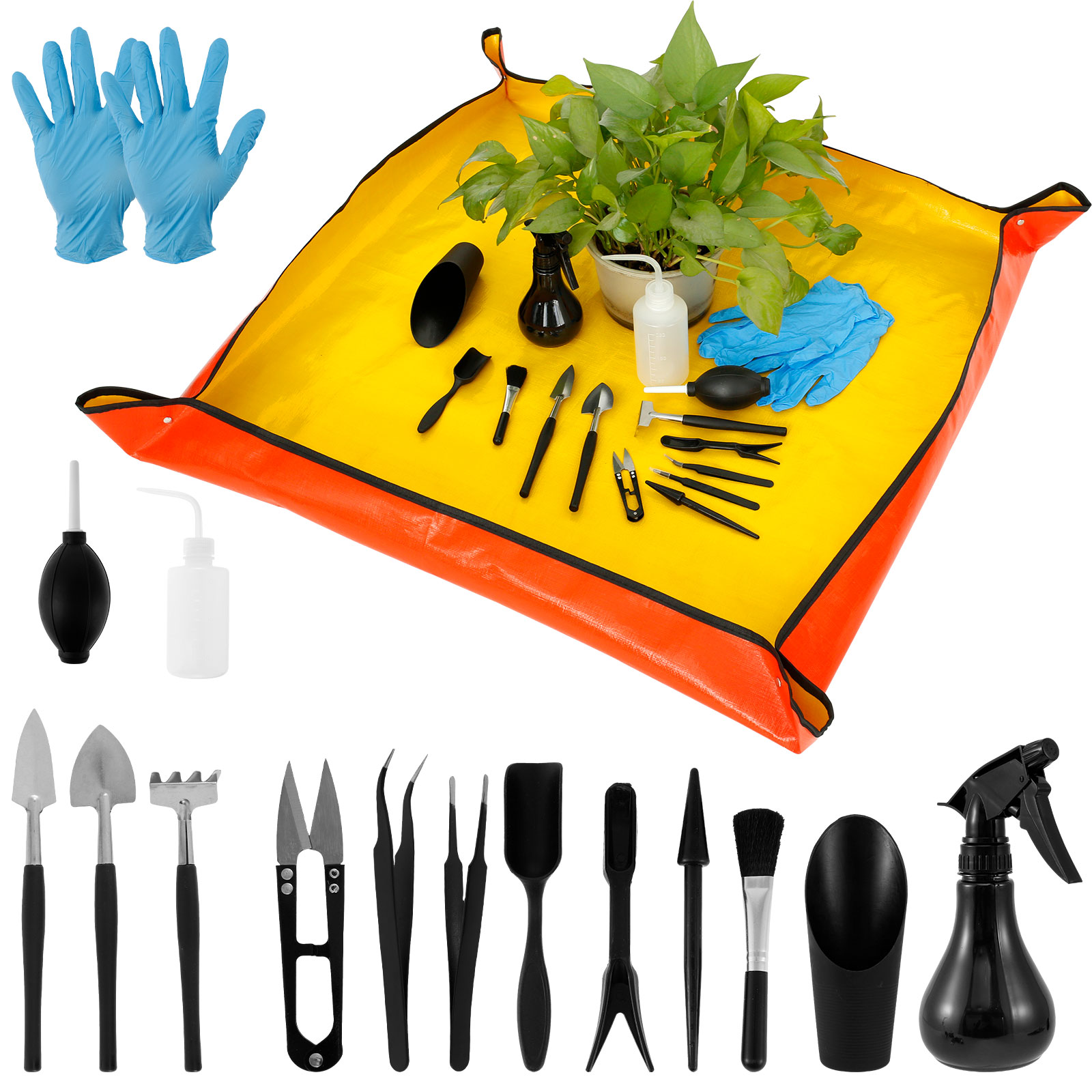 Bonsai Zen Garden Set - 13/16 sztuk ogrodowe sukulenty narzędzia Mini