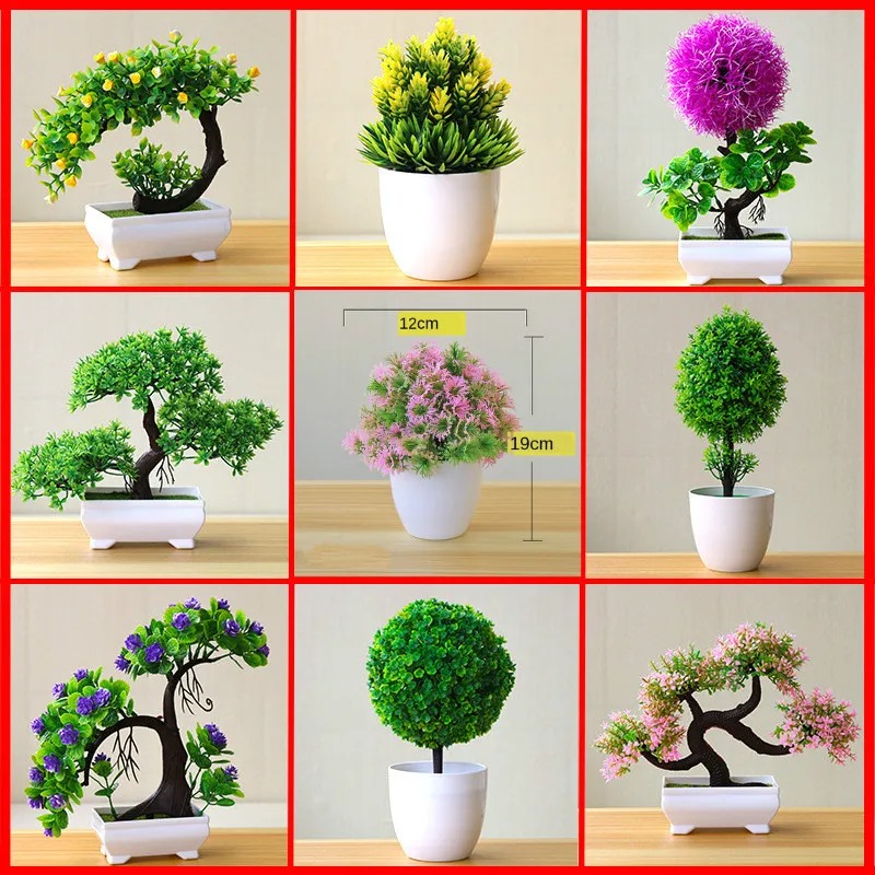 Bonsai Garden Mini - Sztuczne małe drzewka, rośliny doniczkowe, sztuczne