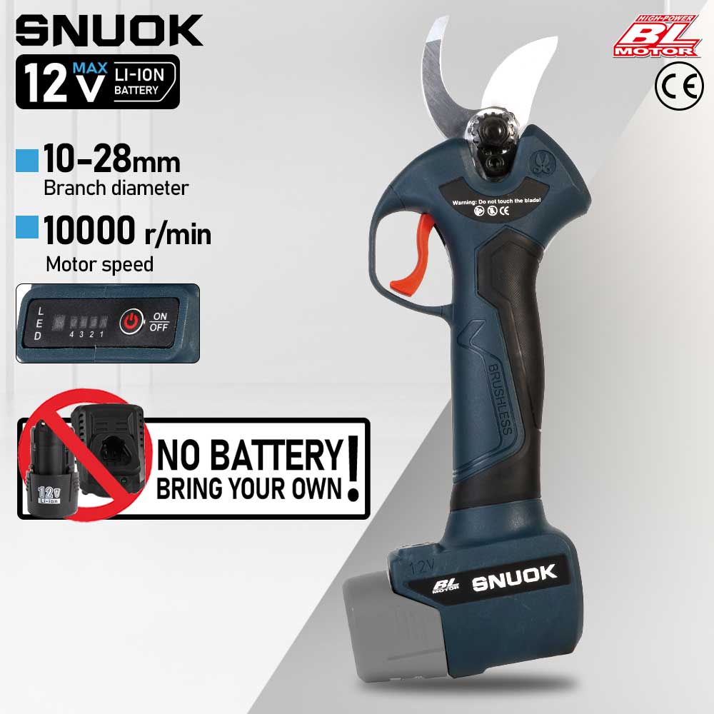 Bonsai Garden Accessories - SNUOK 12V Bezszczotkowe Elektryczne Nożyce do
