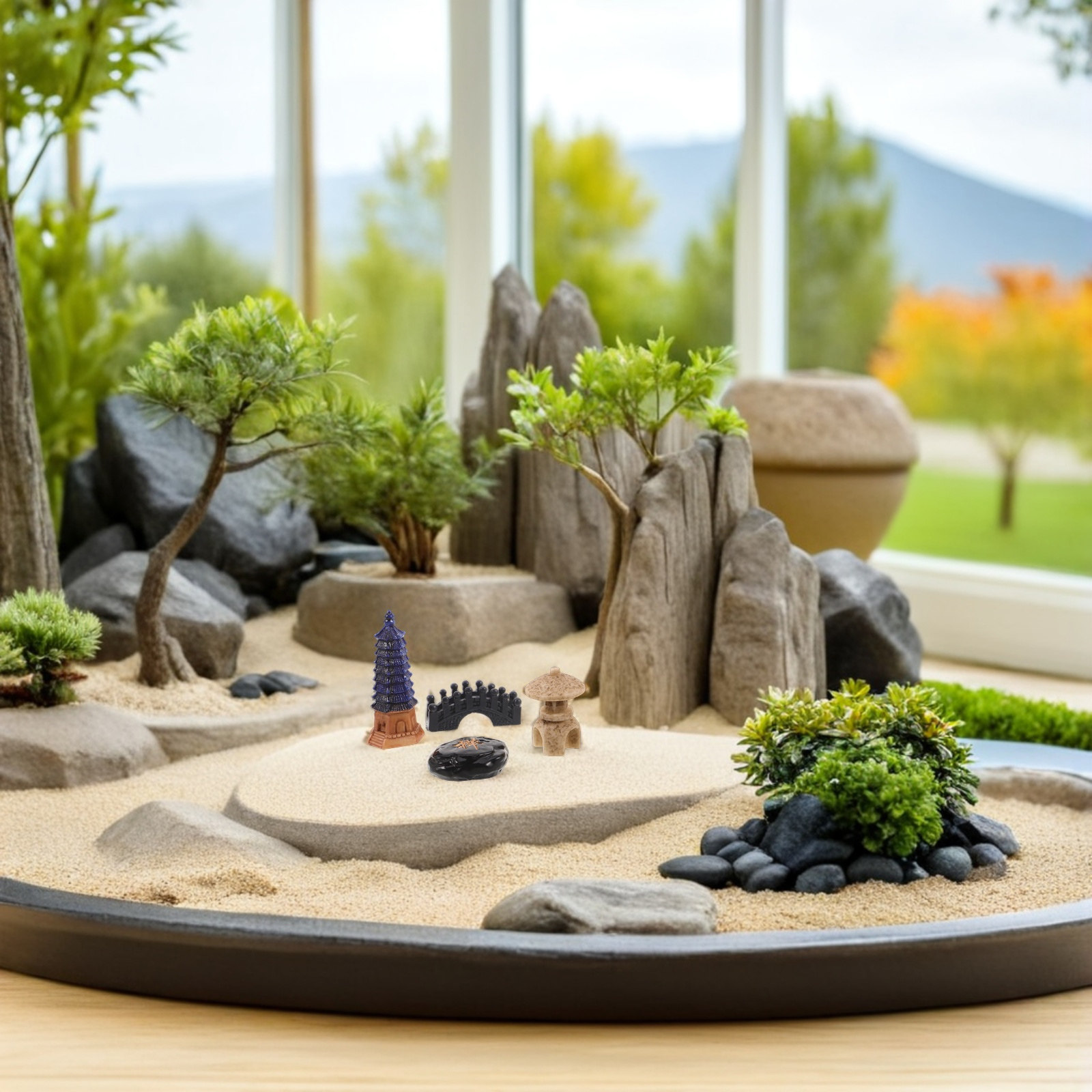 4-częściowy zestaw japońskich  – Bonsai Zen Garden Set recenzja i cena
