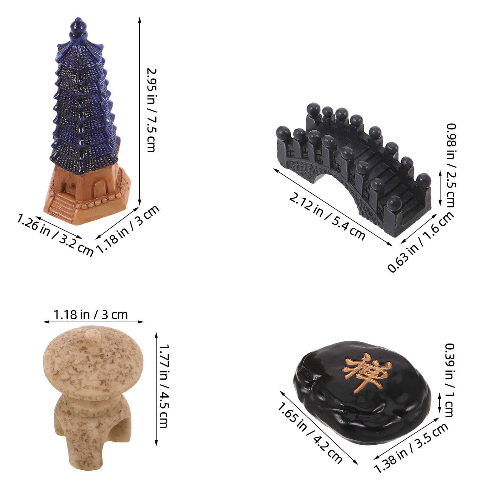4-częściowy zestaw japońskich  – Bonsai Zen Garden Set recenzja i cena