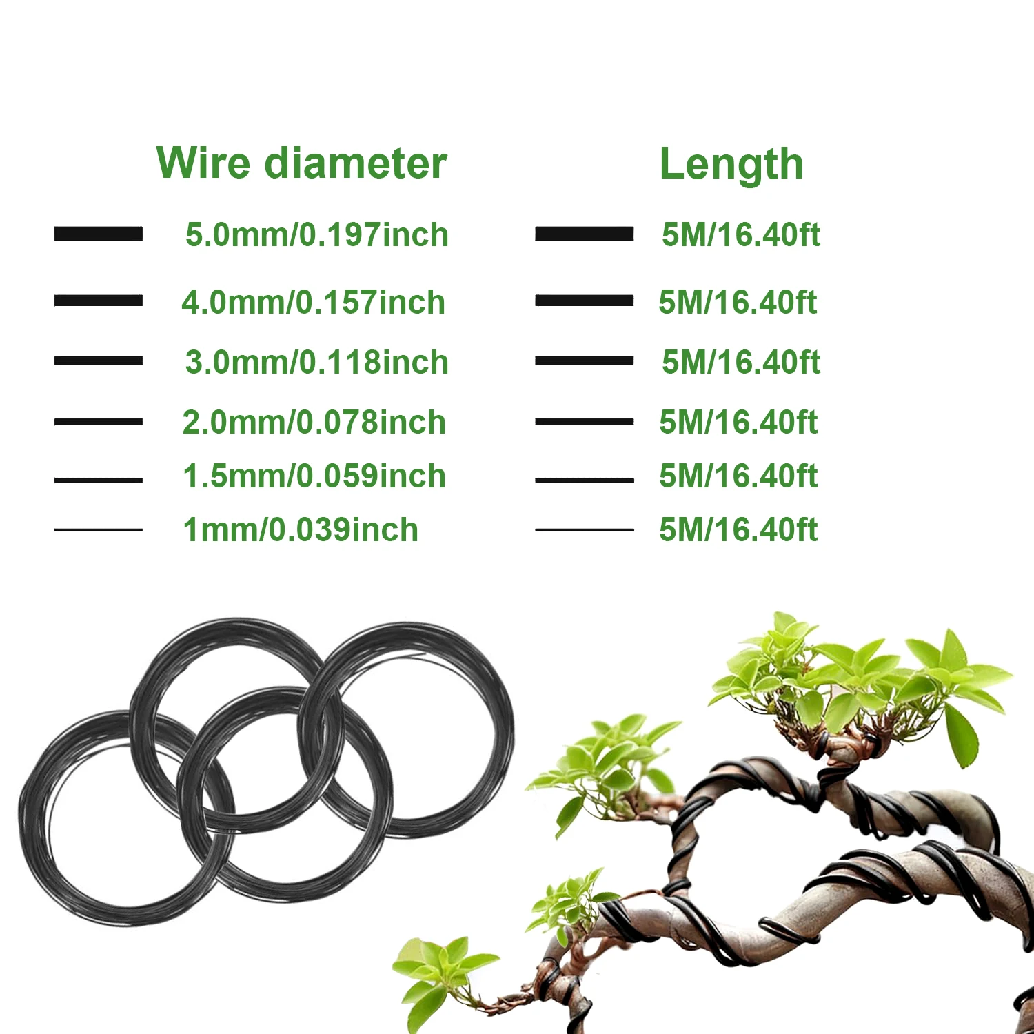 1 szt. Drut do Bonsai Anodowan – Bonsai Garden Accessories recenzja i cena