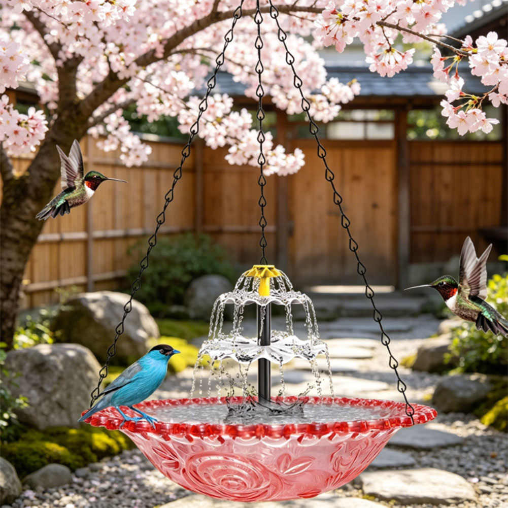Solarna fontanna do karmników  – Bonsai Garden Backyard recenzja i cena