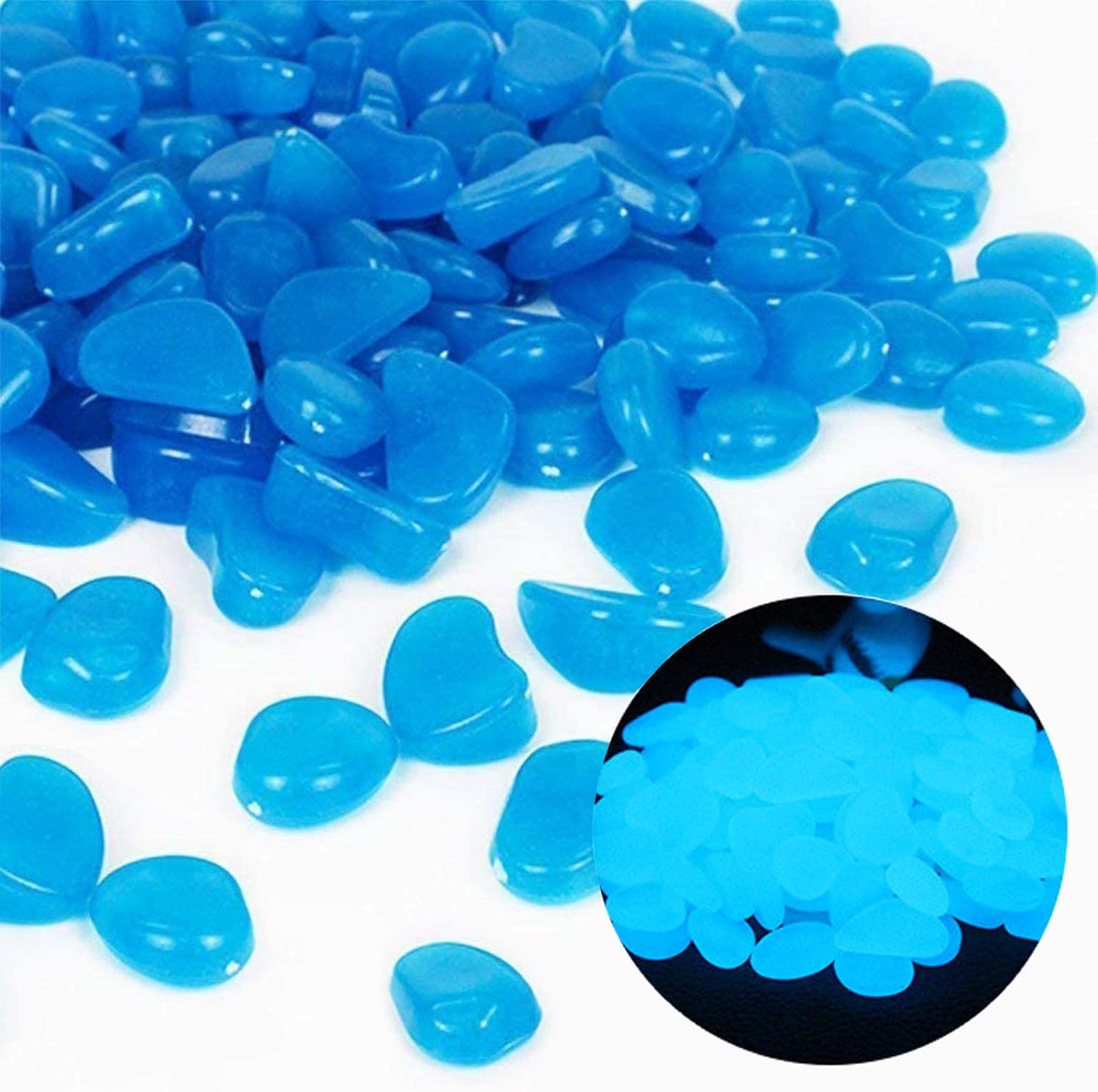 Fish Tank Rocks Glow Blue Pebb – Bonsai Garden Accessories recenzja i cena