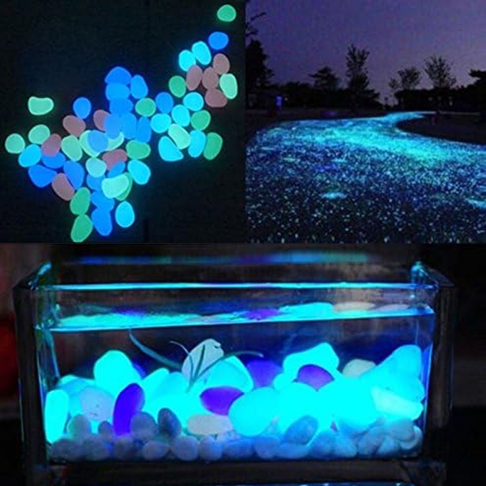Fish Tank Rocks Glow Blue Pebb – Bonsai Garden Accessories recenzja i cena